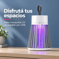 Mata Mosquitos Eléctrico Recargable USB UV para Interior