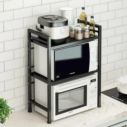 Soporte Multifunción Ajustable De Metal 2 Niveles Premium