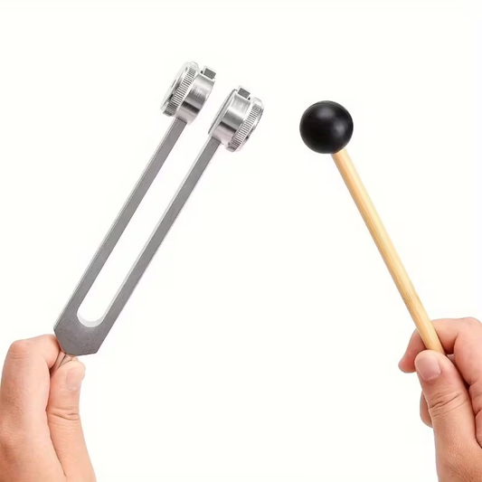 Diapasón Terapéutico 128Hz Aluminio Sonido Relajación Vibración
