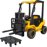 Camión Montacargas a Batería 12V para Niños - Elevador Funcional 4x4