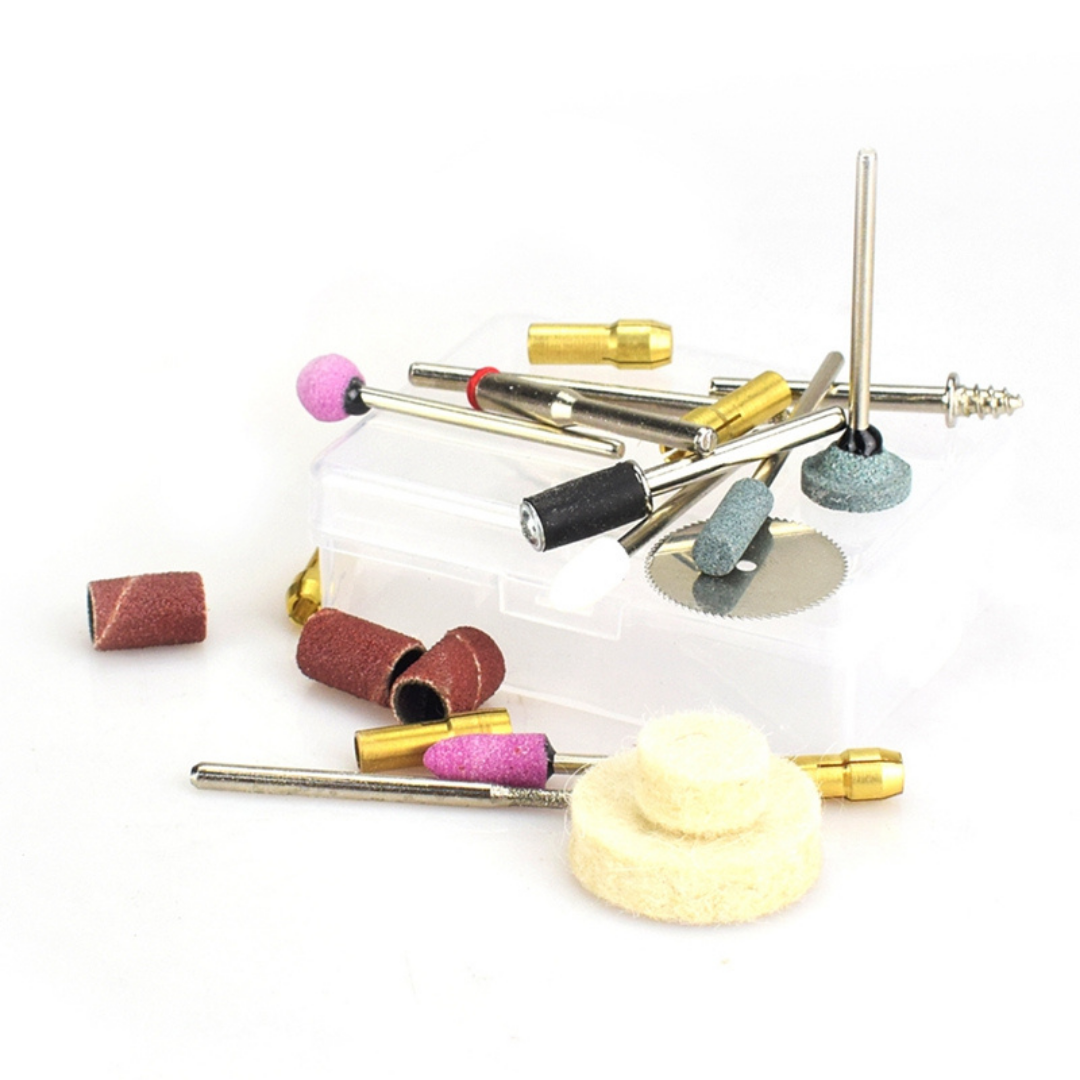 Mini Torno Recargable USB con Accesorios