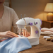 Máquina De Coser Portátil Eléctrica Con Pedal Y Luz