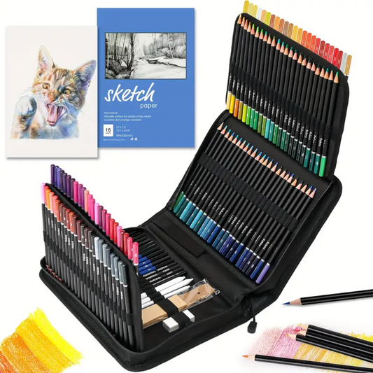 Lápices De Colores Para Dibujo Y Pintura Kit Completo 95 Piezas