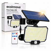 Reflector Solar 243 LED con Sensor de Movimiento ecoinnova