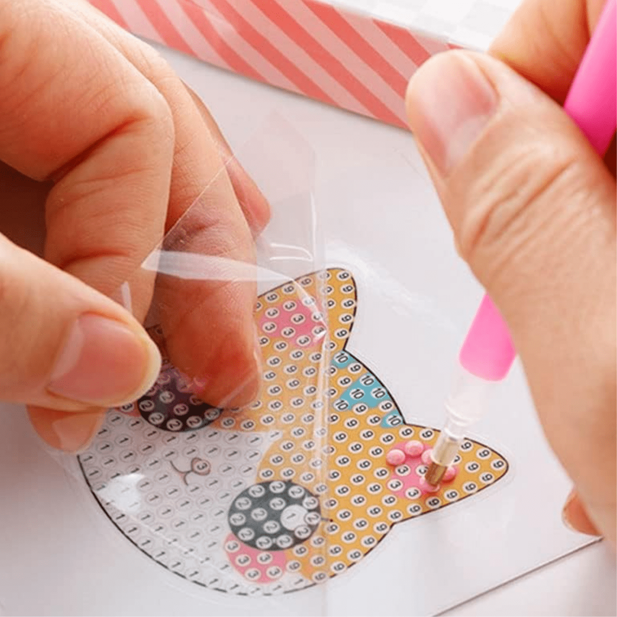 Kit Diamond Painting Niños Pintura Con Diamantes 36 Stickers - Muy Moderna Uruguay