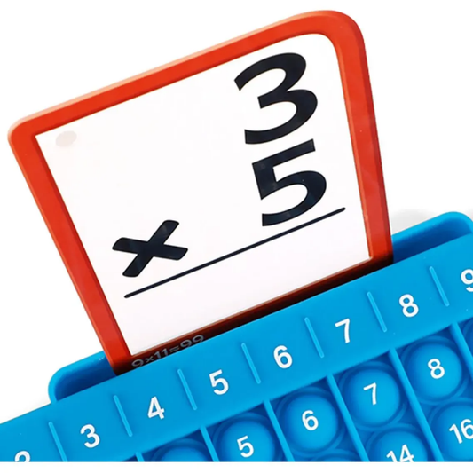 Tablero Matemático Infantil Montessori Con Tarjetas
