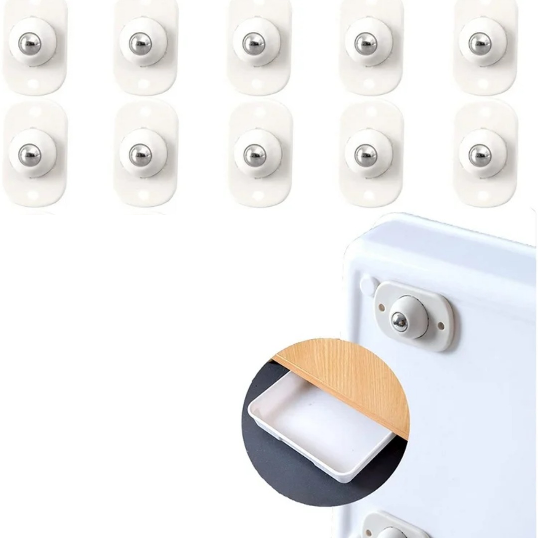Kit x8 Ruedas Adhesivas para Muebles