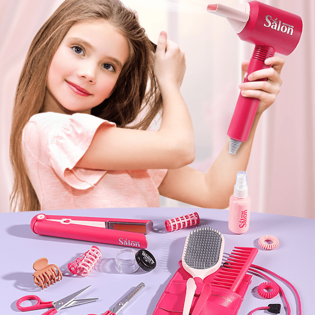 Ensemble de coiffure, salon de beauté, coiffeur, sèche-cheveux 10 ele. - Pologne, Produits Neufs Ensemble de coiffure, salon de beauté, coiffeur, sèche-cheveux 10 ele. - Pologne, Produits Neufs