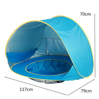 Carpa de Playa Con Mini Piscina Para Niños