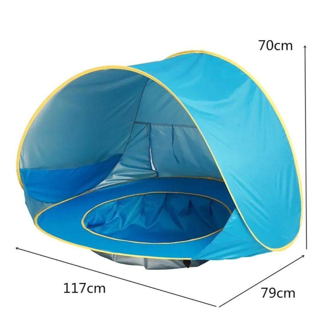Carpa de Playa Con Mini Piscina Para Niños