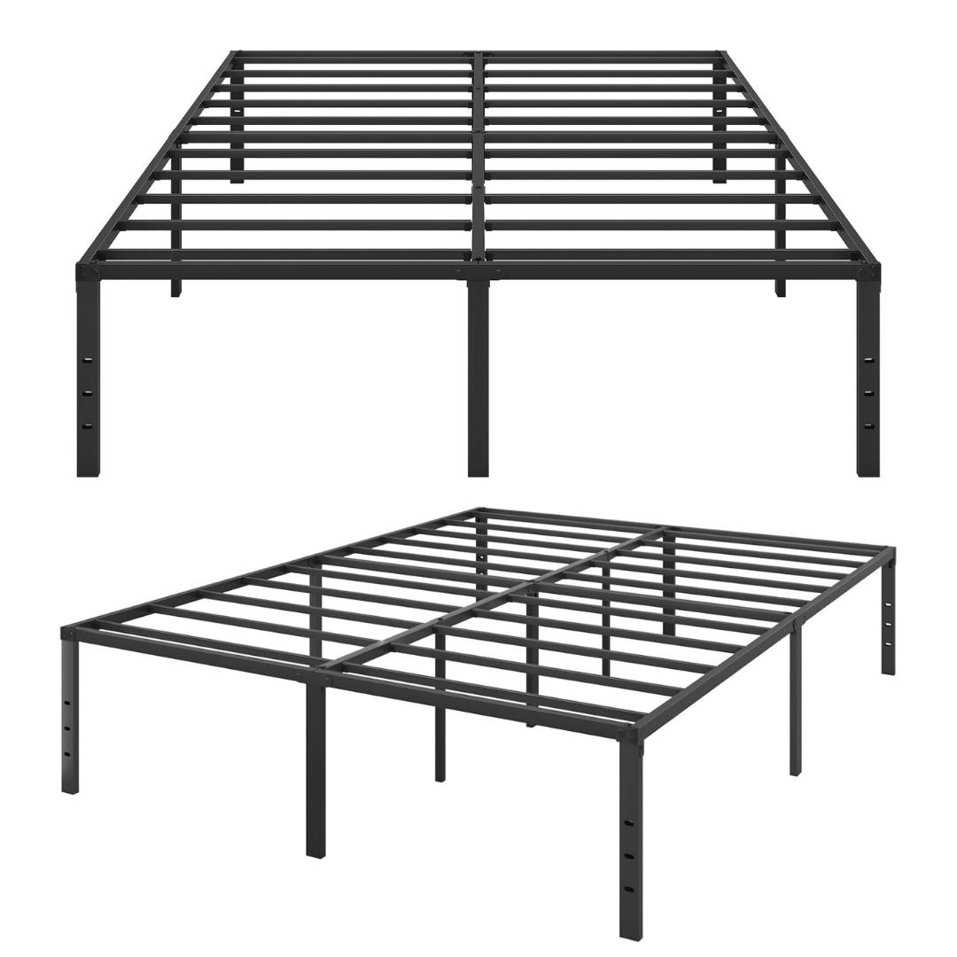 Base de Metal Armable para Sommier 2 Plazas 40 cm Acero Reforzado