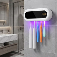 Porta Cepillos De Dientes Soporte  Organizador Sanitizante Uv