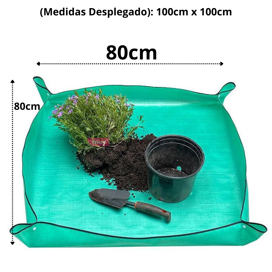 Alfombra Impermeable Para Trasplantar Plantas 100cm