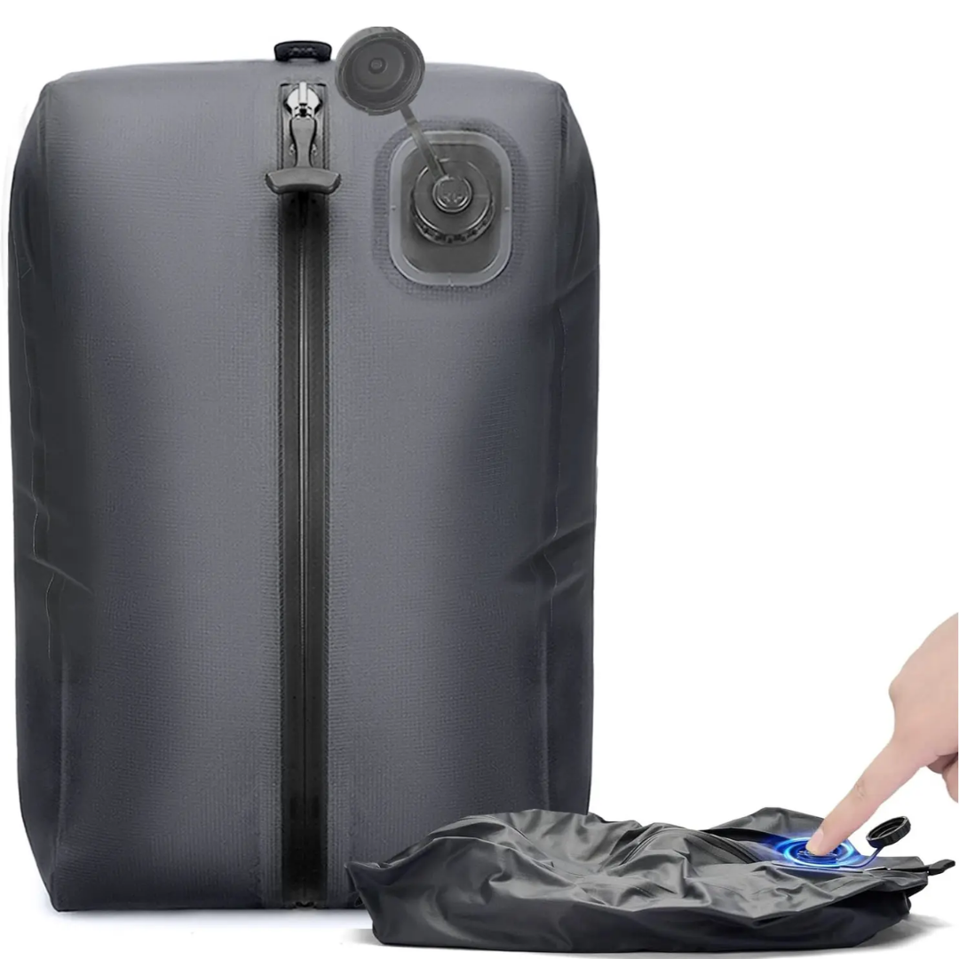 Bolsa de Vacío para Ropa de Viaje 20L con Bomba Integrada Recargable para Valija