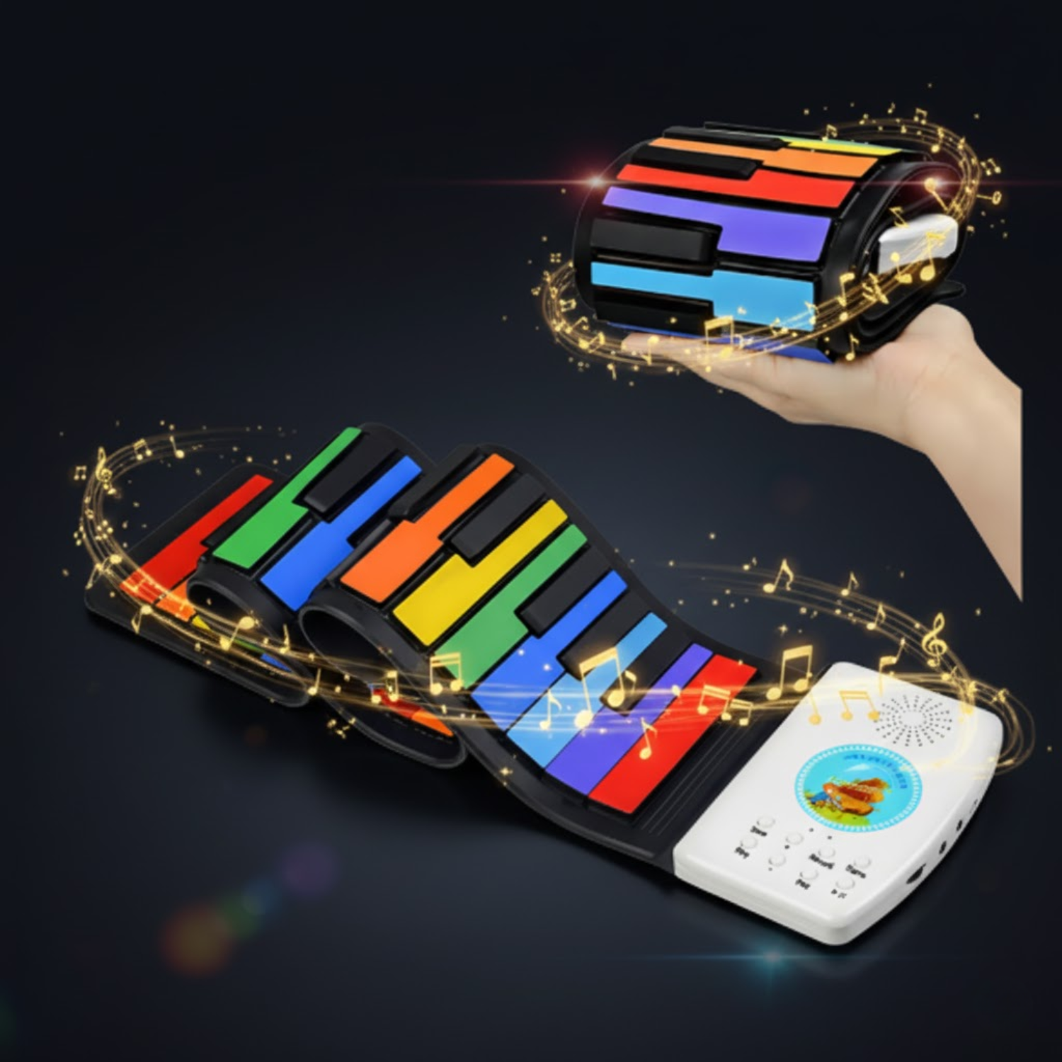 Piano Teclado Infantil 49 Teclas Juguete Educativo Con Micrófono