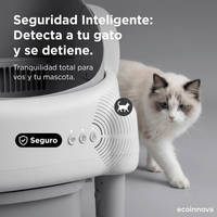Arenero Gato Automático Autolimpiante Open Top - Ecoinnova - Muy Moderna Uruguay