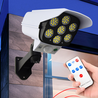 Foco Solar Con Sensor De Movimiento Simula Camara Falsa