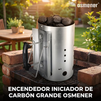 Encendedor De Carbón Grande Para Parrilla Osmener