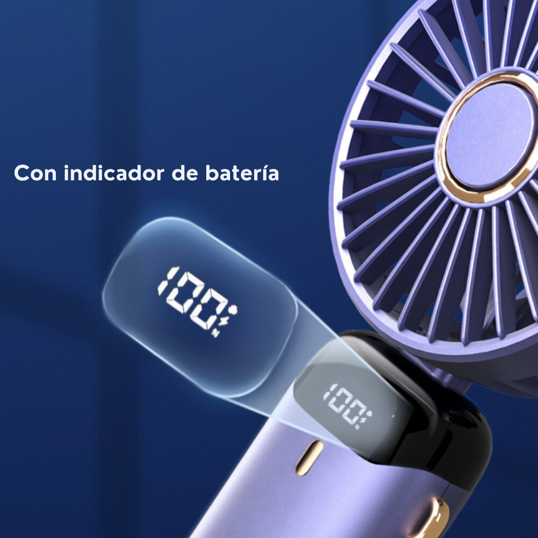 Mini Ventilador De Mano Portátil 5 Velocidades