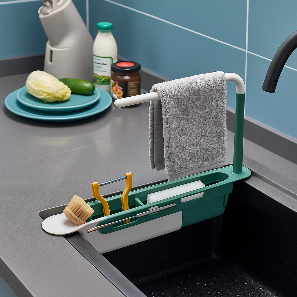 Organizador Extend de Pileta Para Trapos y Esponjas