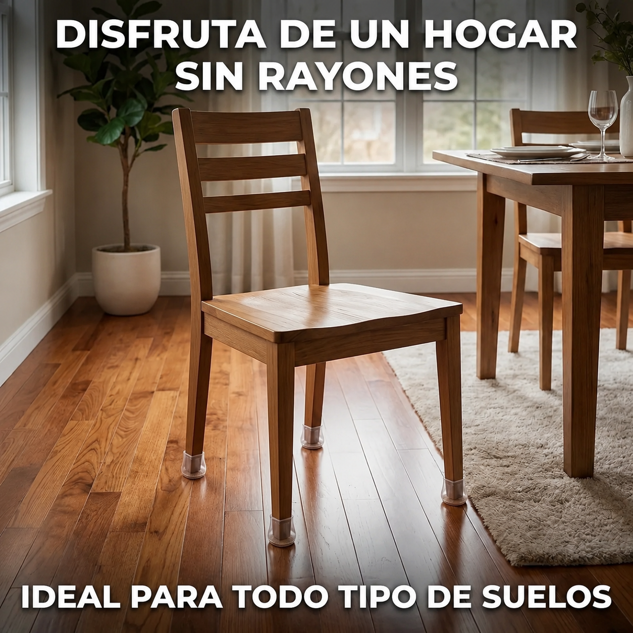 Set x24 Protectores de Silicona para Muebles