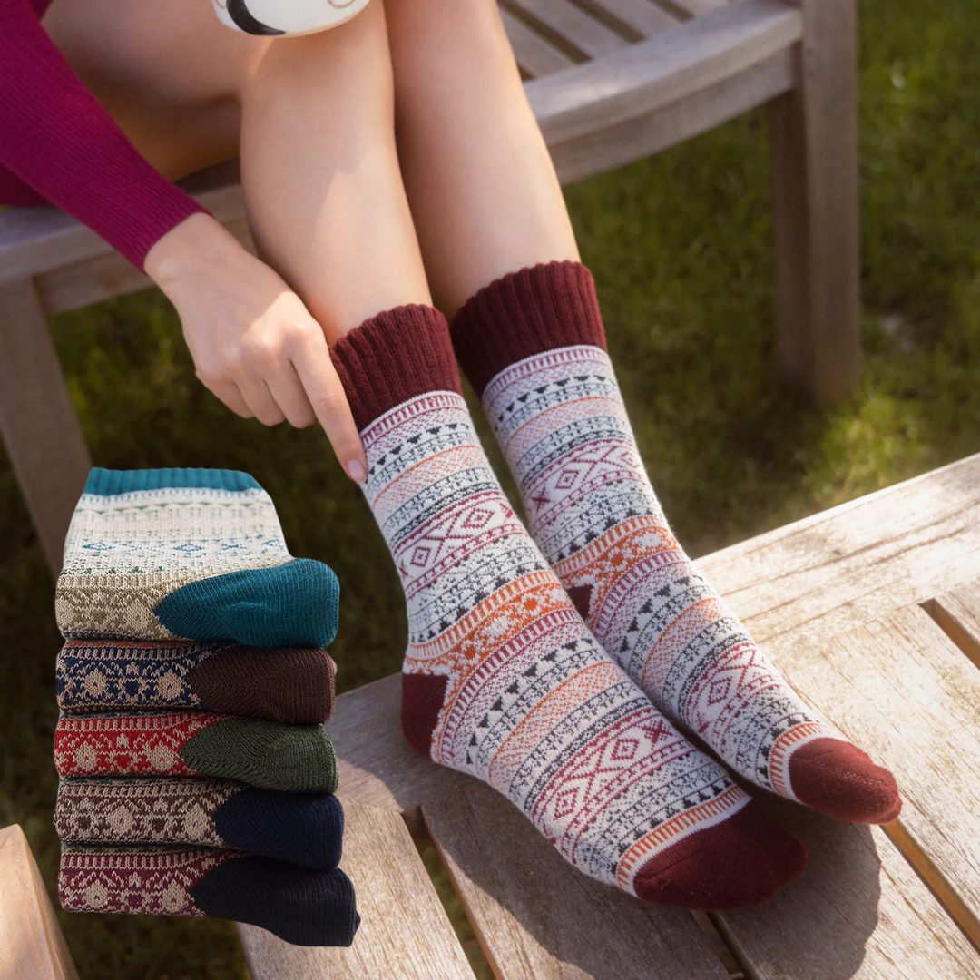 Medias Nórdicas para Invierno 5 Pares