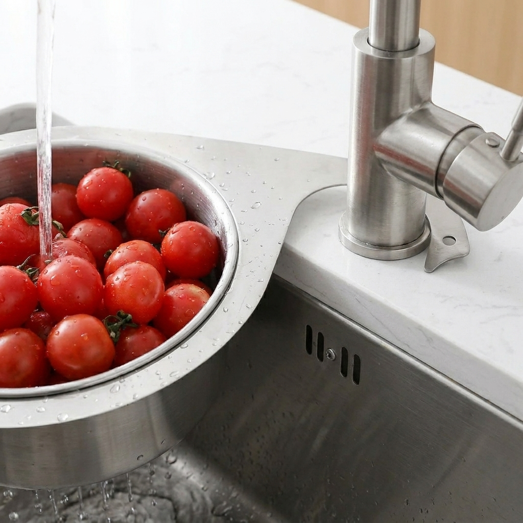 Colador Fregadero Acero Inoxidable Organizador Cocina