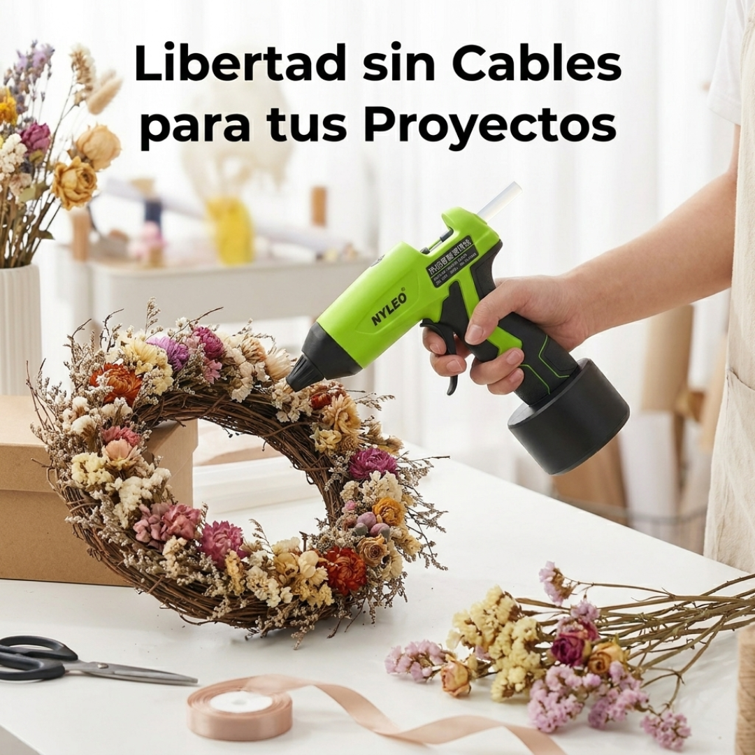 Pistola de Silicona Inalámbrica – Sin Cables Sin Límites
