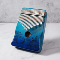 Kalimba de 21 Teclas en Madera de Kaoba