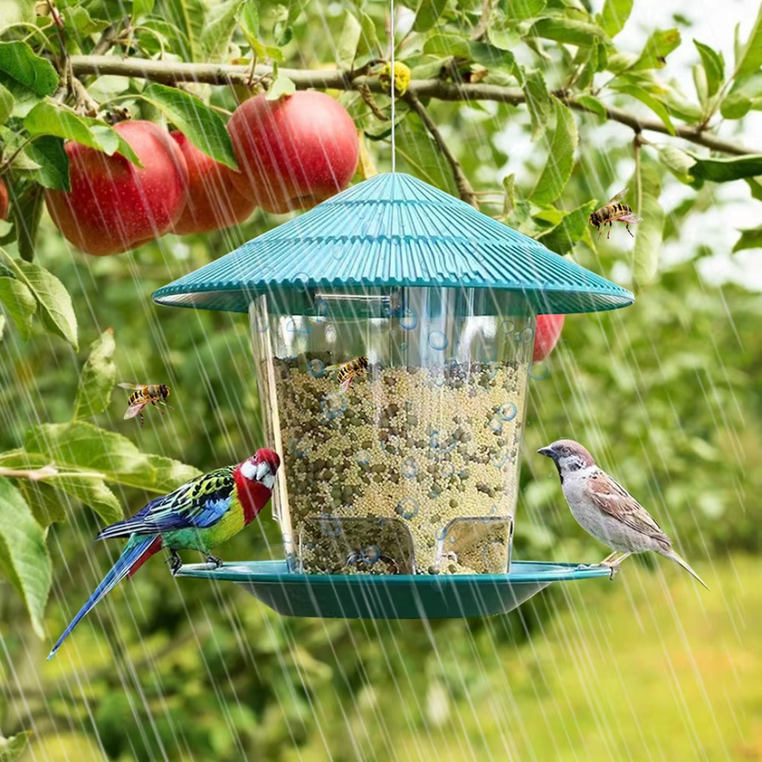 Comedero Automático Colgante para Pájaros