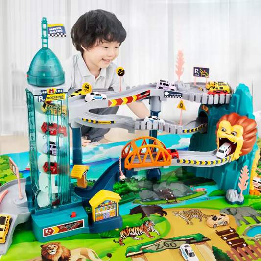 Pista Interactiva de Autos para Niños  Diseño de León