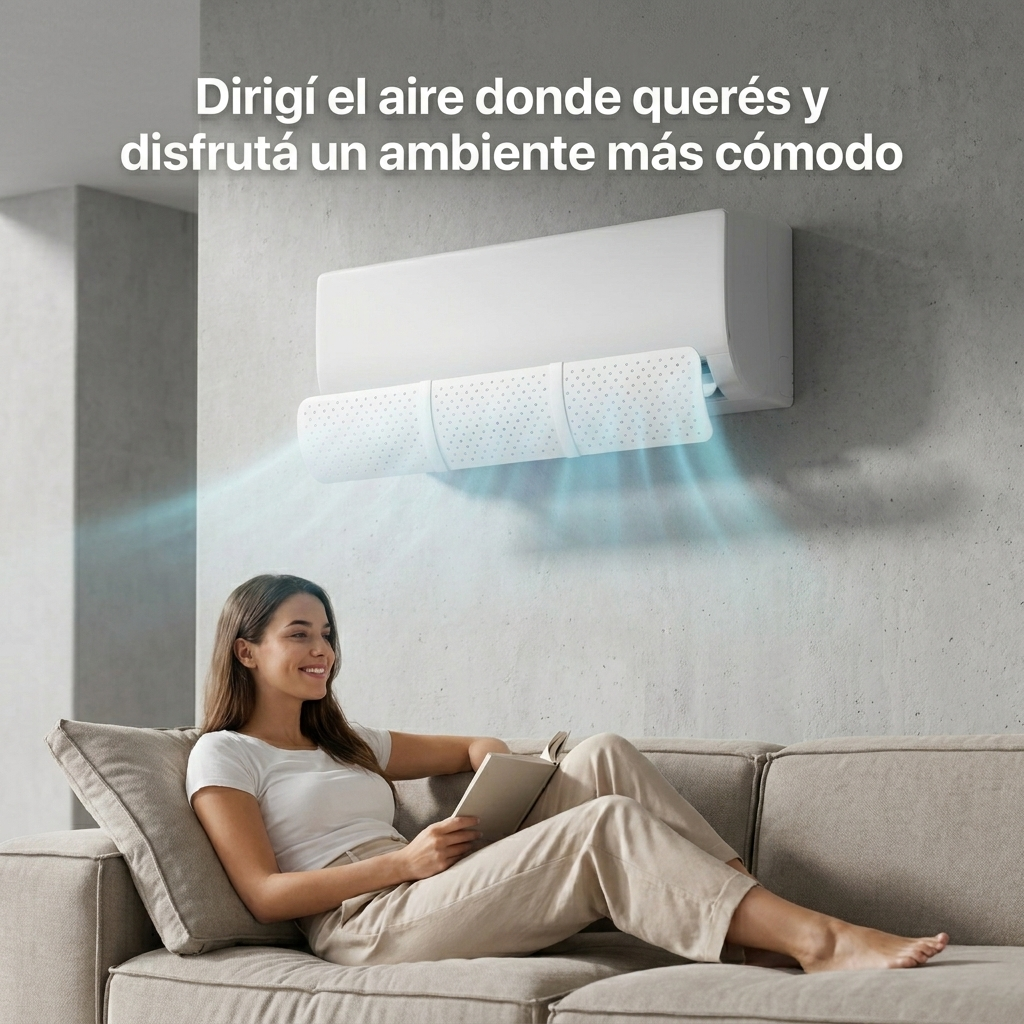 Deflector Retráctil Aire Acondicionado Extensible