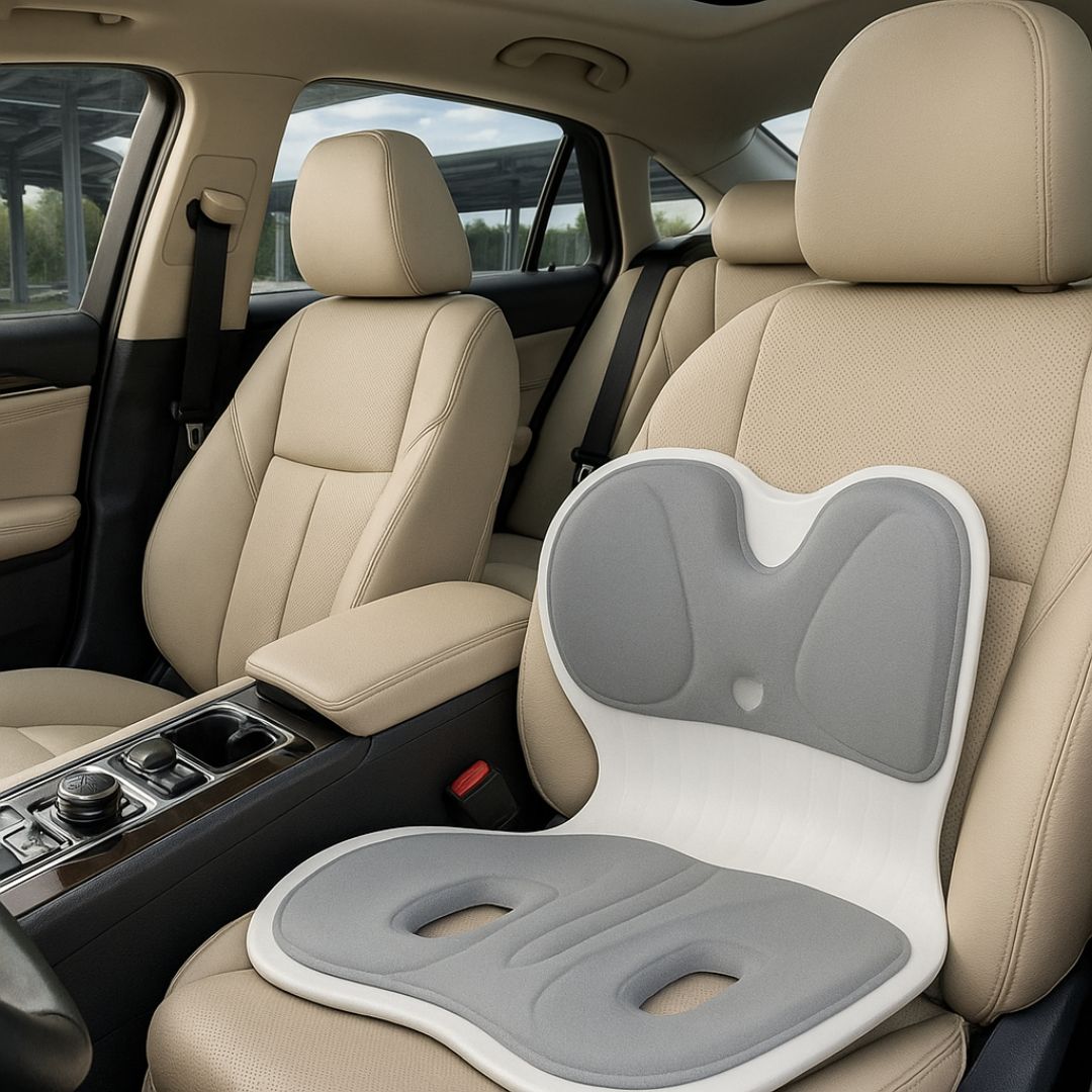 Asiento Corrector De Postura Con Respaldo Acolchonado