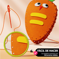 Juego De Costura Infantil Principiantes Kit 6 Diseños Educativo