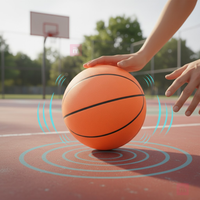 Pelota Basketball N°5 Silenciosa Interior Espuma Pu Antiruido