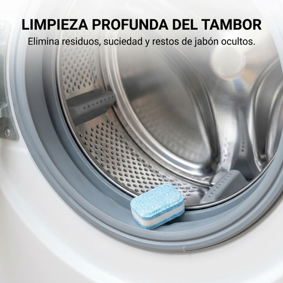 Tabletas Limpiadoras para Lavadora x30 Concentradas
