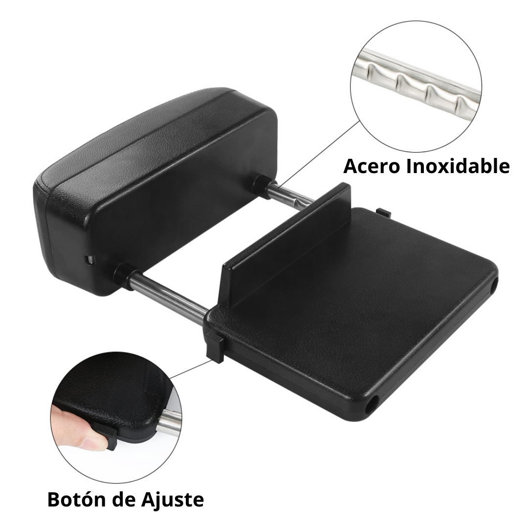 Posa Brazo para Auto con Caja de Almacenamiento