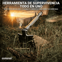 Pala Táctica Militar Multifunción Plegable 12 En 1 Para Camping OSMENER - Muy Moderna Uruguay