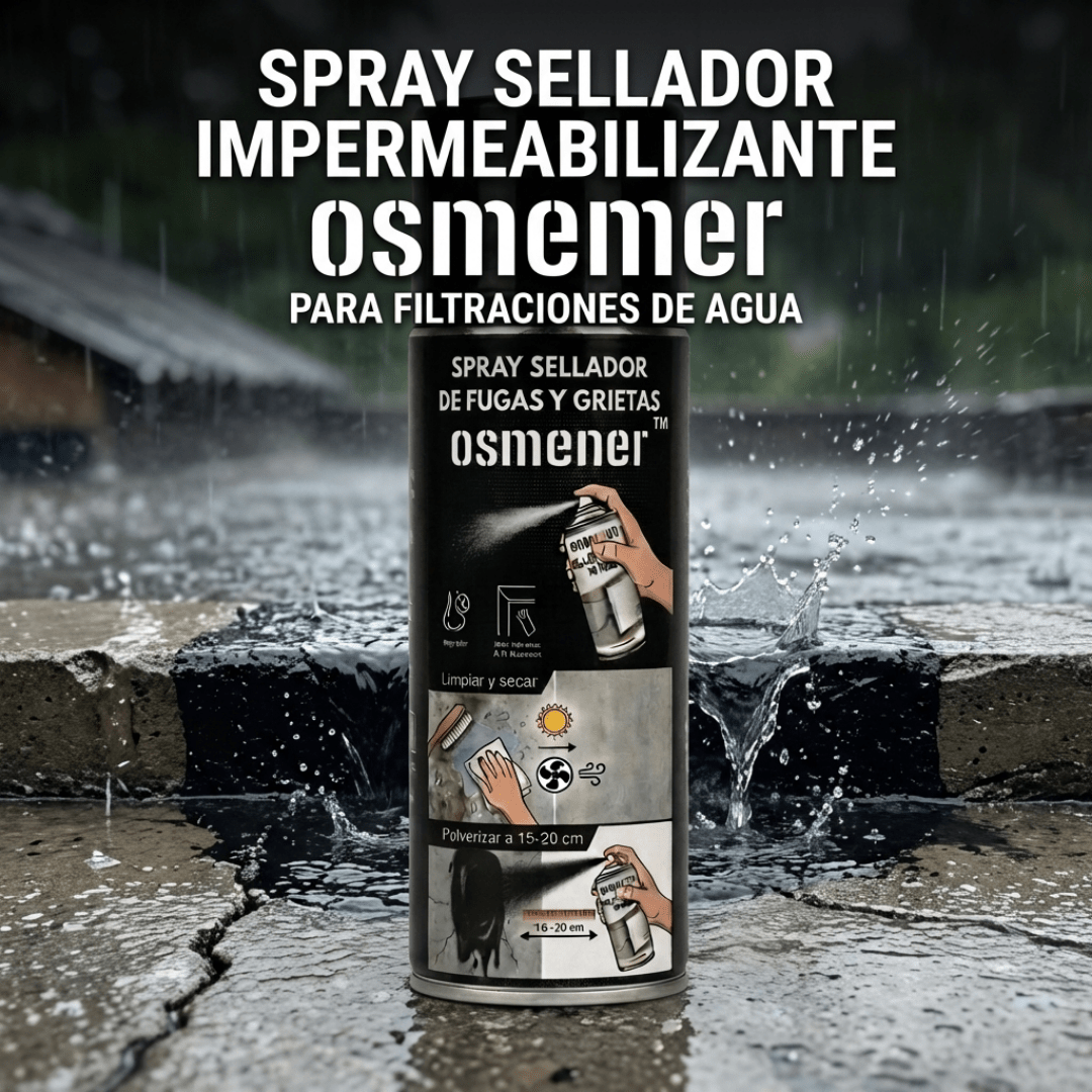 Spray Sellador Impermeabilizante Para Filtraciones De Agua - OSMENER - Muy Moderna Uruguay