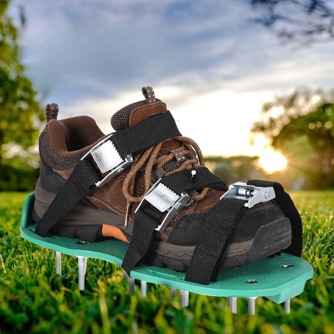 Zapatos con Clavos para Airear Cesped