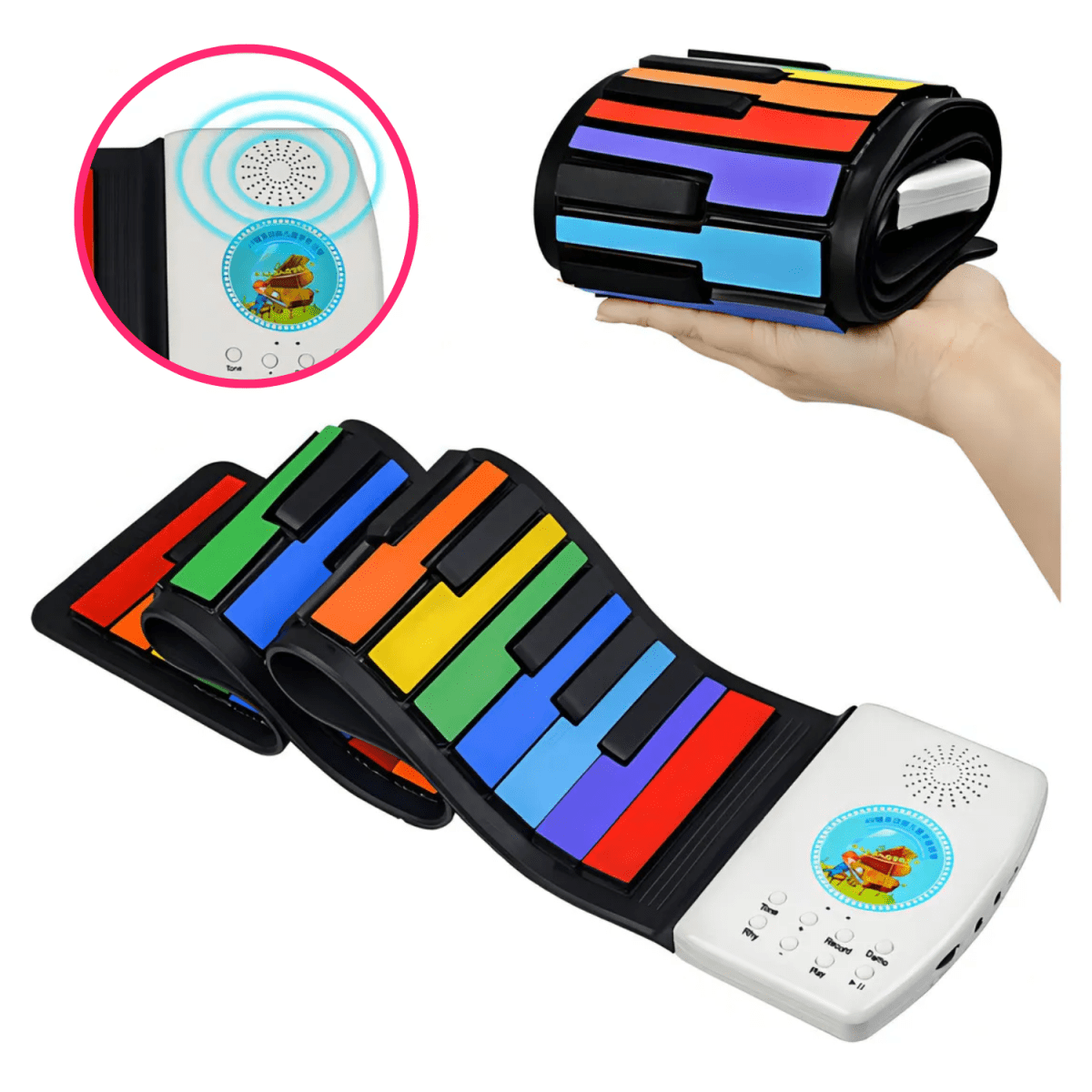 Piano Teclado Infantil 49 Teclas Juguete Educativo - Muy Moderna Uruguay