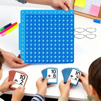 Tablero Matemático Infantil Montessori Con Tarjetas