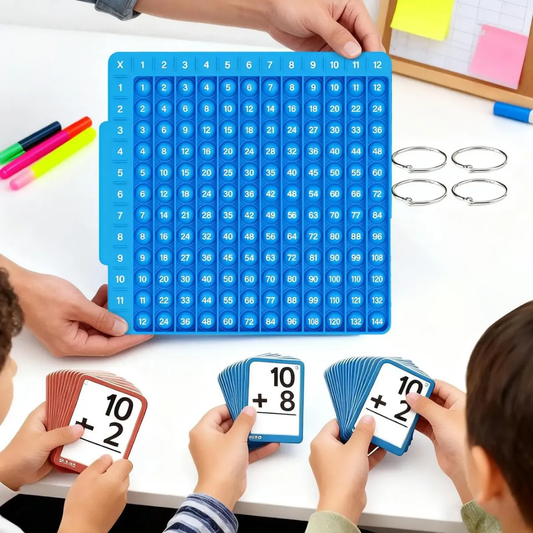 Tablero Matemático Infantil Montessori Con Tarjetas