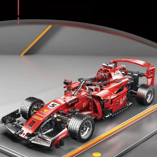 Auto Formula 1 en Bloques de Construcción para Armar - Muy Moderna Uruguay