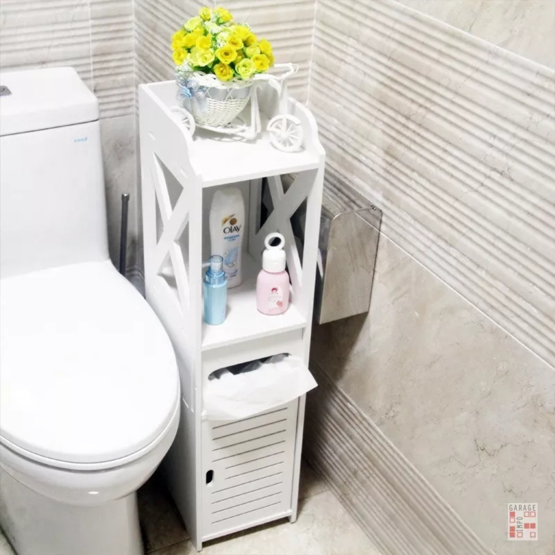 Armario Multifuncional de Almacenamiento para Baño 80cm