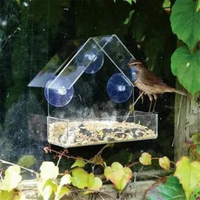 Comedero para Pájaros de Ventana con Ventosa