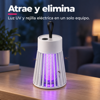Mata Mosquitos Eléctrico Recargable USB UV para Interior