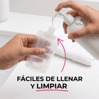 Pack x5 Botellitas de Viaje Reutilizables - Muy Moderna Uruguay