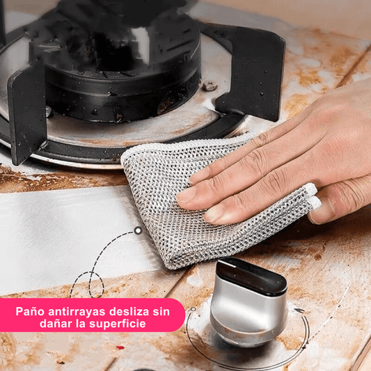 Set de 10 Paños de Aluminio Trenzado para Cocina - Muy Moderna Uruguay