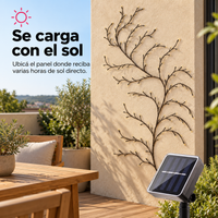 Enredadera Solar 96 LED para Pared y Balcón - Ecoinnova